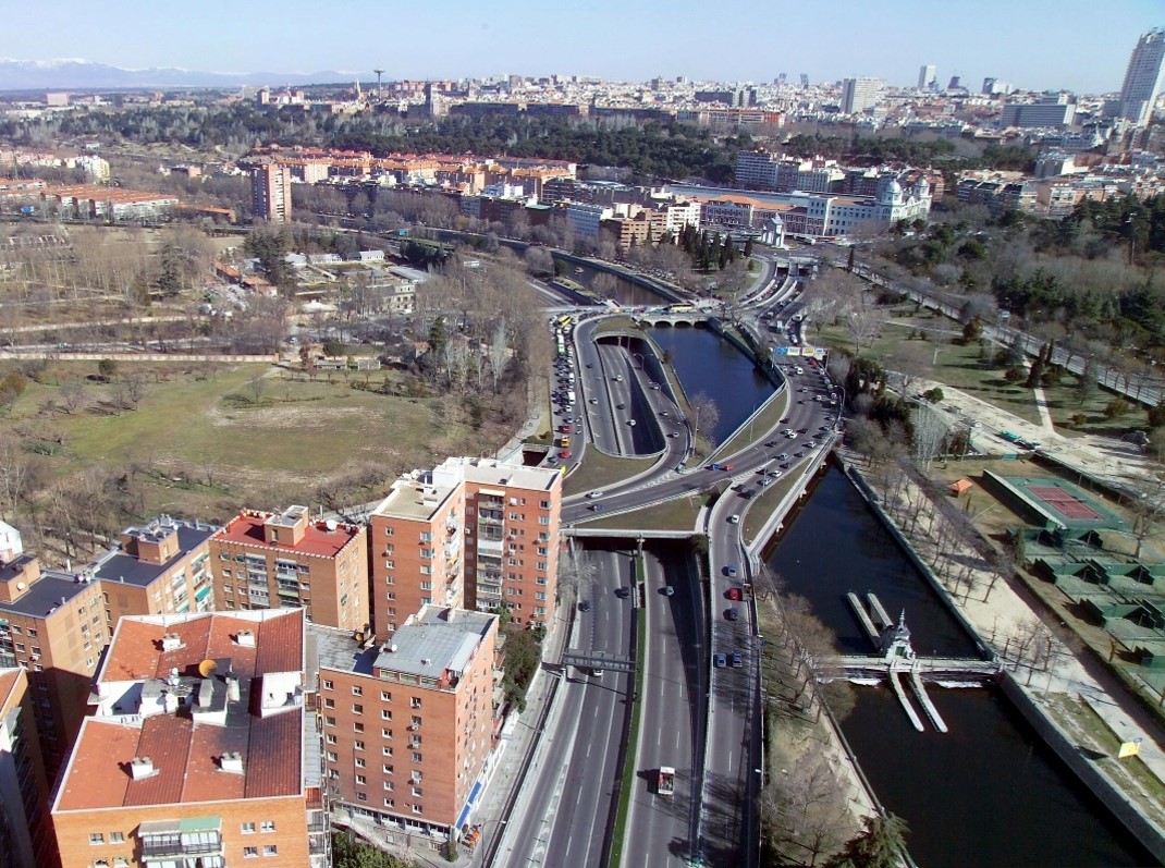 MADRID RIO, M-30 highway 2003